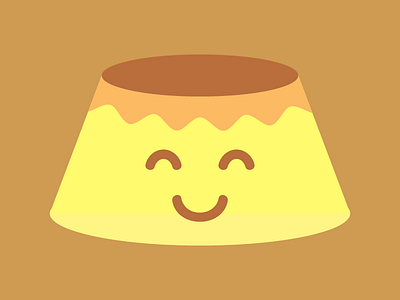 Happy Flan cute flan happy smile smiling