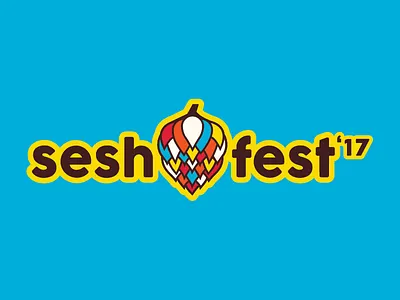 sesh fest 01 beer branding denver hop icon logo summer