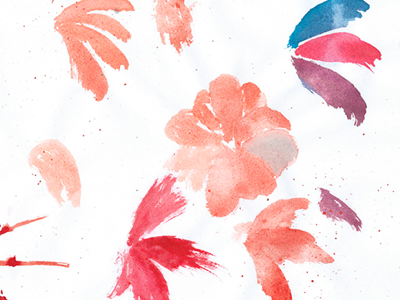 Watercolour sketch blue brush creative moment paint paper pink sketch