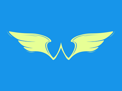 Wings, Typehue Week 23: W icon letter type typehue w wing wings