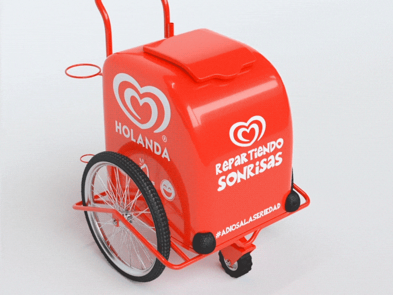 Ice Cream Push Car 3d car helado holanda icecream