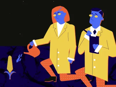 Scientific Perverts abstract after effects corn illustration science scientist