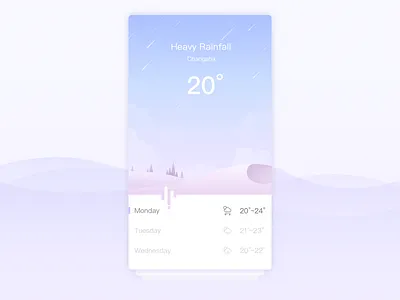 Weather Interface ai sketch