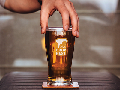 Brewfest concept logo beer events logo print