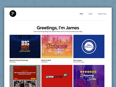 jthowardesigns Website clean portfolio ui web