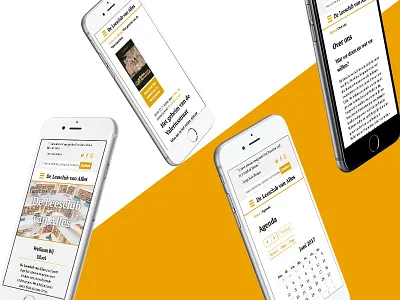 Webdesign - De Leesclub van Alles bookclub dlva gold mobile first responsive ui ux webdesign wordpress