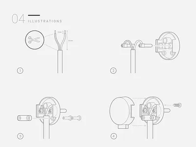 DS Instruction illustrations drawing illustration tech technical drawing