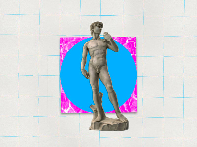 Promethues 90s art influence branding cheesy godly gods greek