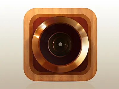 Texture practice—spyhole camera lens glass icon metal wire drawing photoshop spyhole texture practice wood grain