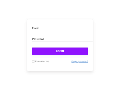 Login Page | #randomUI form login ui