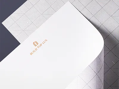 BTL Stationary behance branding corporate letterhead logo real estate stationary