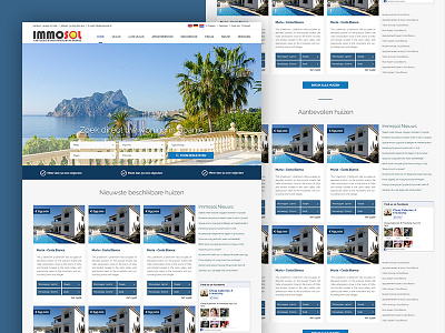 Real Estate Re-Design real estate ui design ux design visual design wordpress