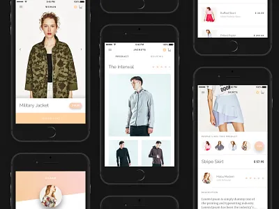 Dribbble Modda 2 clean e commerce fashion minimalistic modern shop store ui ux