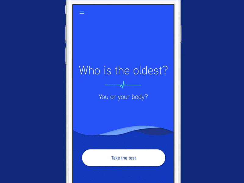 Who is the oldest? awareness blue clean graphic health mobile redesign test ui uidesign ux uxdesign