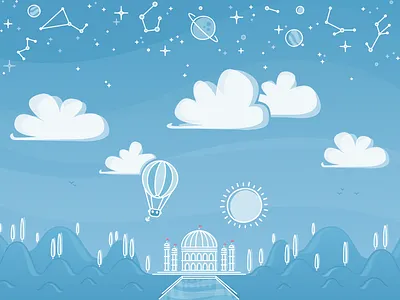 Reaching other networks branding illustration