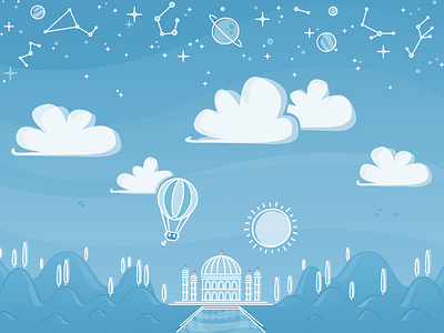 Reaching other networks branding illustration