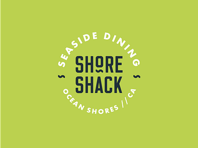 Cartoon Rebrand | Shore Shack Badge beach brand branding cartoon logo restaurant rocket power shore shore shack type typography wave