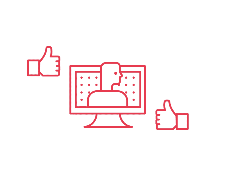 Social Animation animation computer desktop heart illustration like media social star