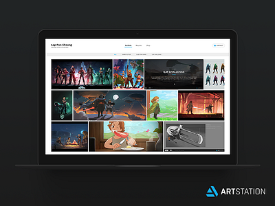 Artstation PRO – Mosaic Theme artist artstation mosaic theme webdesign