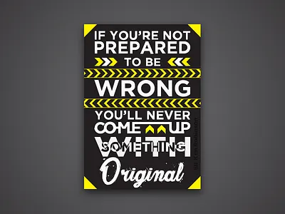 Designership Competition Poster 1 bright dark designership original poster prepared quote