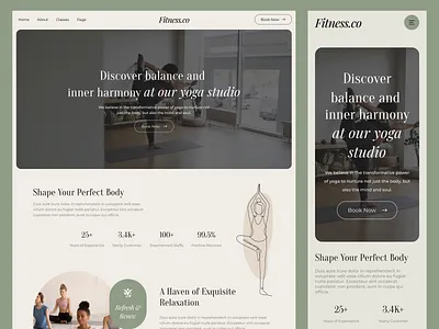 Fitness.co - Yoga & Fitness Webflow Template branding cleanlayout dribbbleshots fitnesswebsite logo minimalisticdesign moderndesign responsivedesign typography ui uiux webdesign webflowtemplates wellnesswebsite yogawebsite