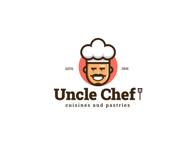 Uncle Chef brand identity branding chef design eatery graphic design logo logo design logo identity restaurant visual identity