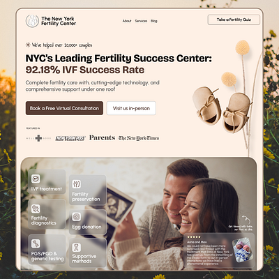 Fertility Website for Gynaecologists/Doctors/Clinics baby couple fertility dashboard egg donation egg freezing fertility fertility specialist genes genetics gynaecologist gynaecology health hippa infertility specialist ivf specialist landing page medical pregnancy website sperm donation