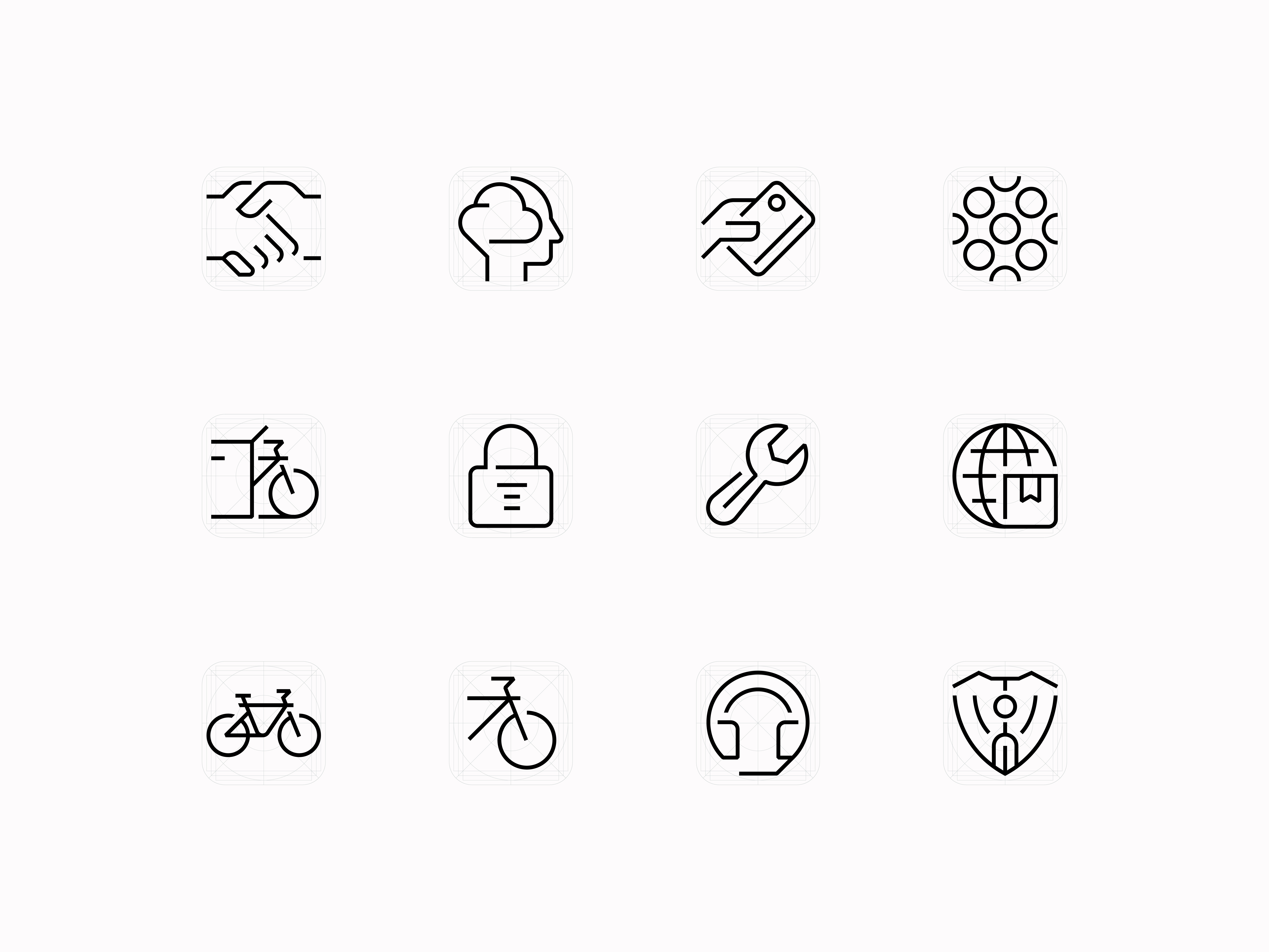 Example of VanMoof Iconography