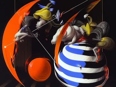 Renaissance Dance architecture design graphic design midjourney postmodern renaissance sculpture