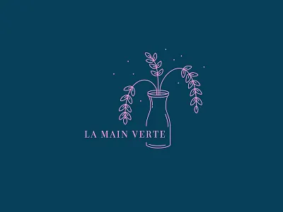 La main verte design graphic design logo logohebdo logotype
