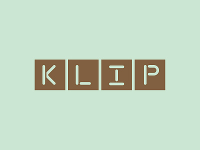 Klip Restaurant Branding branding bronze dubai green identity restaurant branding stencil type typography uae word mark