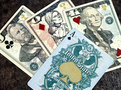 Legal Tender Playing Cards US Edition currency engraving money package design playing cards