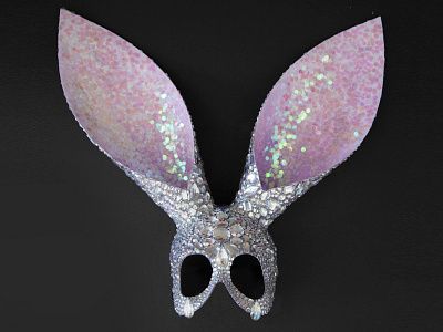 Rhinestone bunny ears cosplay costume design fashion festival fashion costume rhinestones rpdr