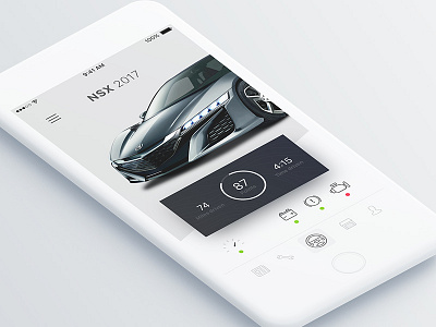 Car Dashboard app automotive car ios statistics tracking