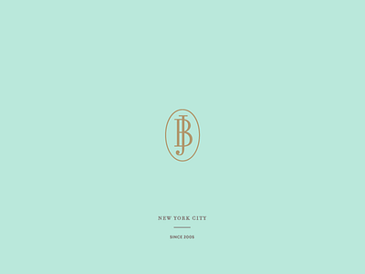 New Studio Monogram branding identity logo seal stamp typography