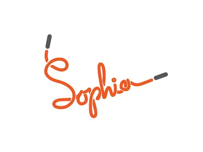 Sophia brand identity branding fitness health logo skipping rope