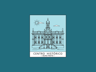 Snapchat geofilter | Ouro Preto brasil centro historico colorful geofilter illustration ouro preto snapchat tourism travel