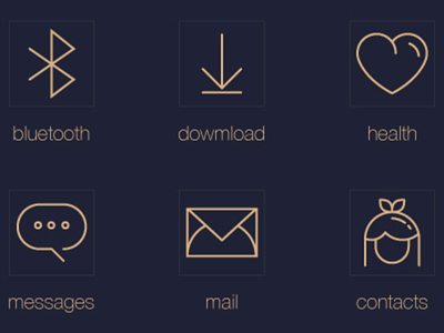 ICON icon illustration label shapes