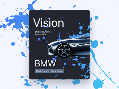 #062 - Splash Scree 100 ui design challenge bmw concept car daily ui splash screen