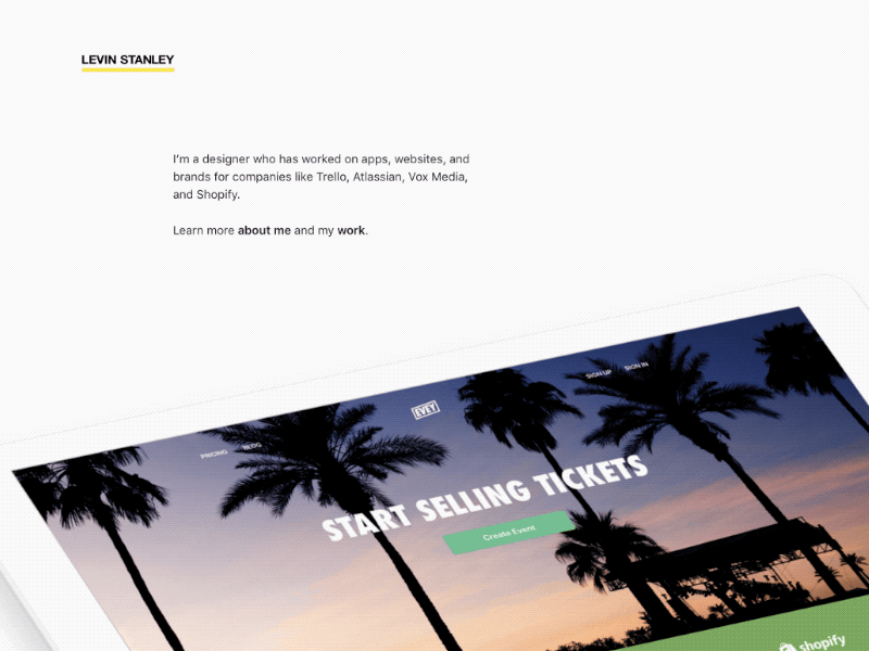 Fresh New Portfolio Site portfolio website