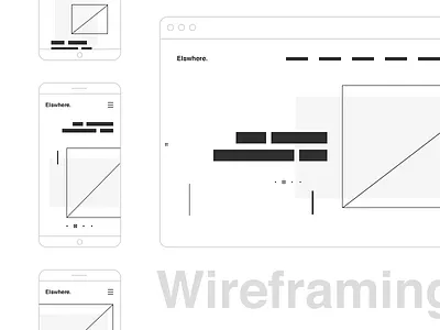 Wireframes interface minimal prototyping ui ux wireframes