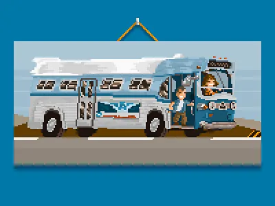 [Speed - 1994] 90s movie pixel pixelart speed