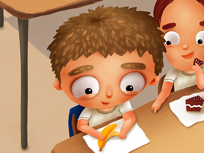 Banana banana book break breakfast children kids kitchen lunch reader school