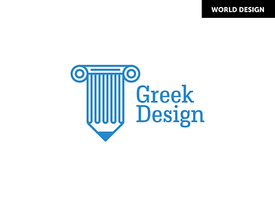 Greek Design (World design flashmob) brand idea logo logos mark wdflashmob worldsdesign