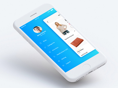 E-commerce App Navigation app e commerce interface ios iphone navigation
