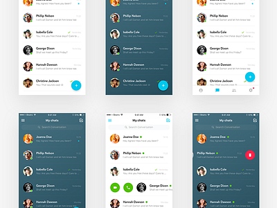 Ui Kit dark flat ios kit screens ui white