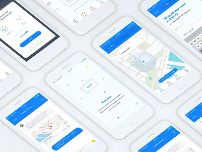 New App • Product Design app chat design ios map nearby product remote rewards ui users ux
