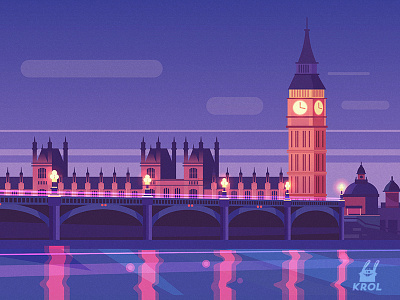 London (vector) 2d background building city home illustration krolone landscape london morqua morquastore nature vector