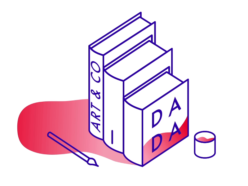 Start art book design gif illustration loop outline paint