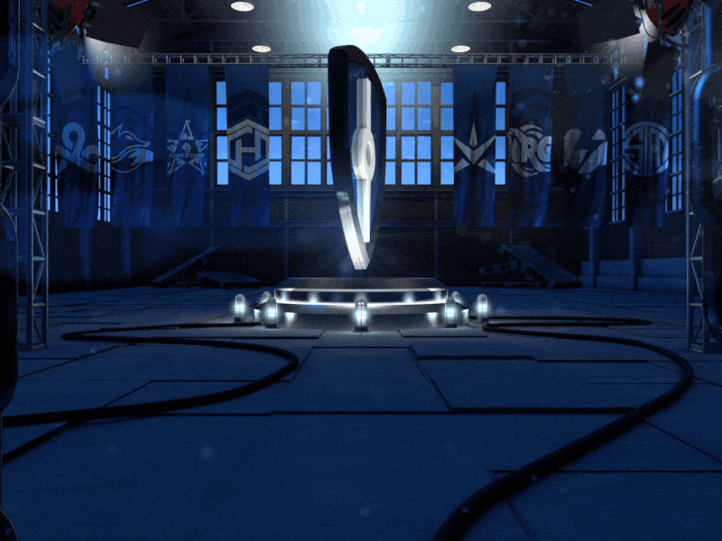 Vainglory8 North America - Hold Screen 3d animation broadcast cinema4d dynamics esports gif logo streaming twitch vainglory